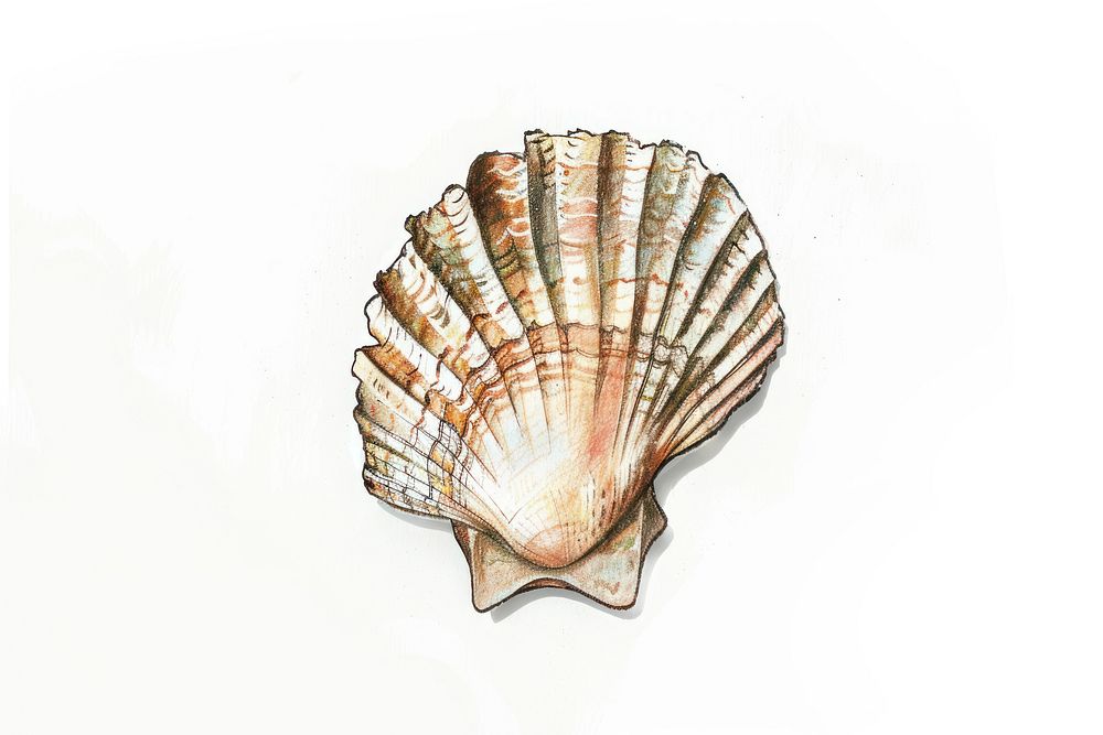Scallop invertebrate seashell seafood.