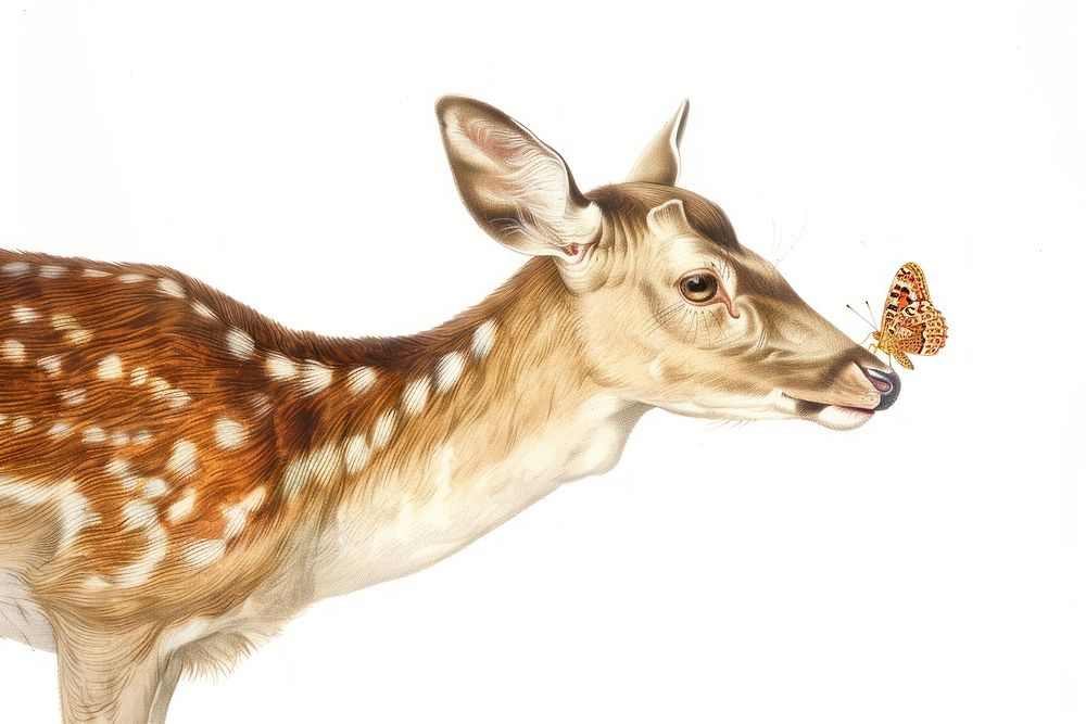 A deer wildlife animal mammal.