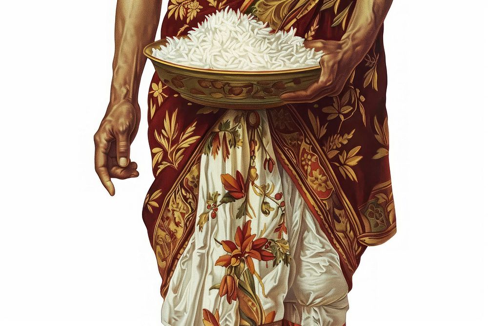 Rice person food wedding.