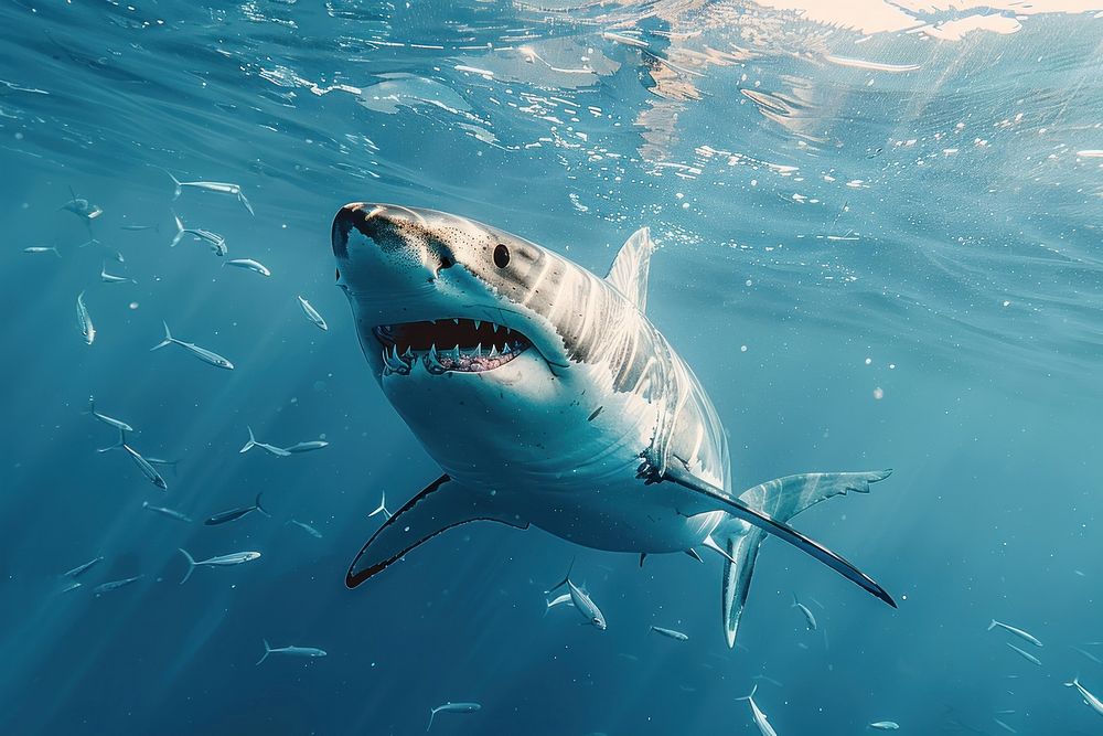 Shark animal fish great white shark.