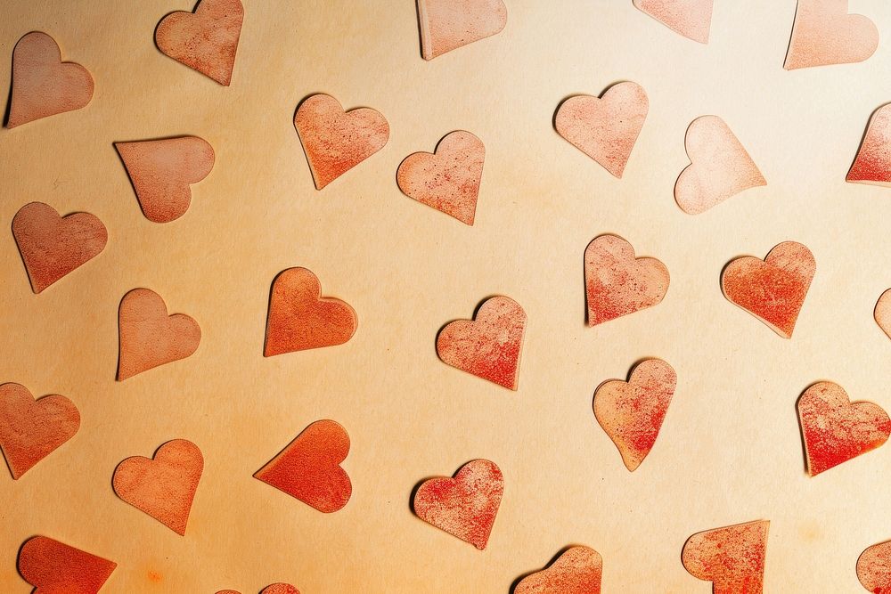 Heart pattern paper texture symbol love heart symbol.
