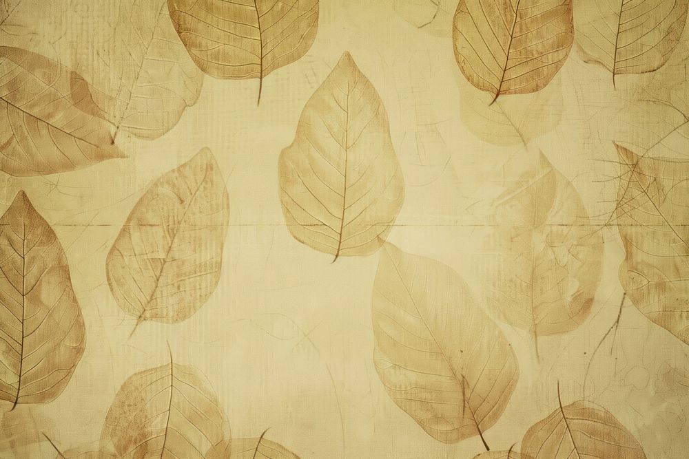 Leaf pattern paper texture person plant linen.