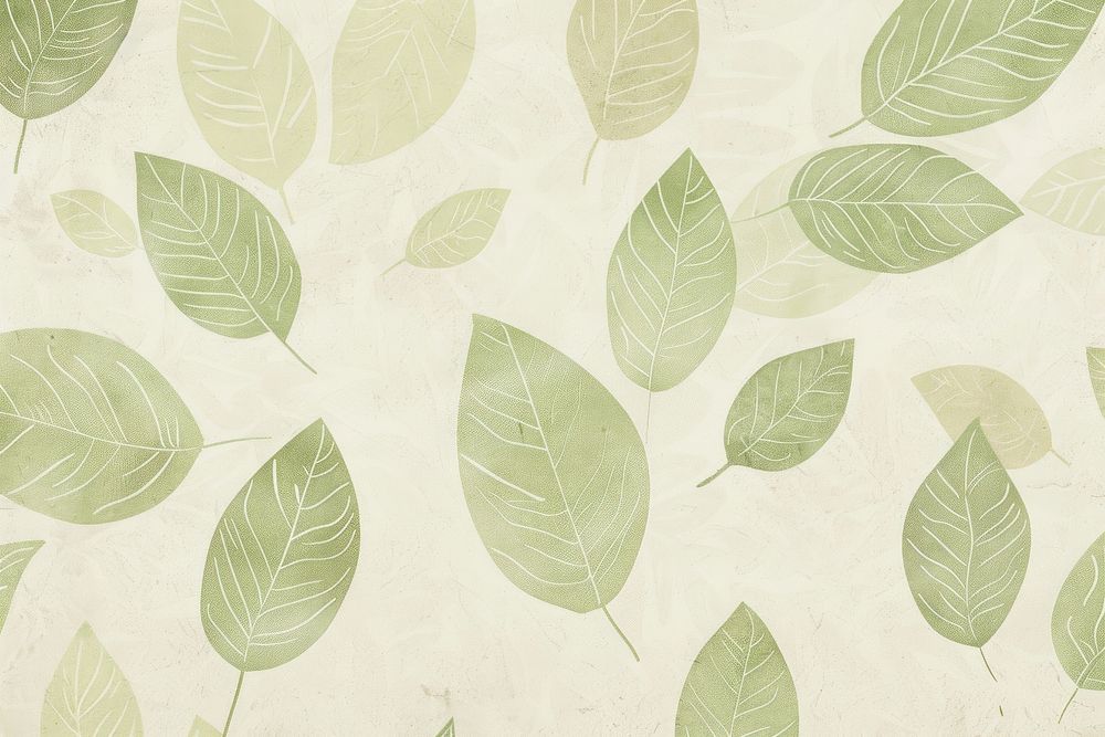 Leaf pattern paper texture plant.