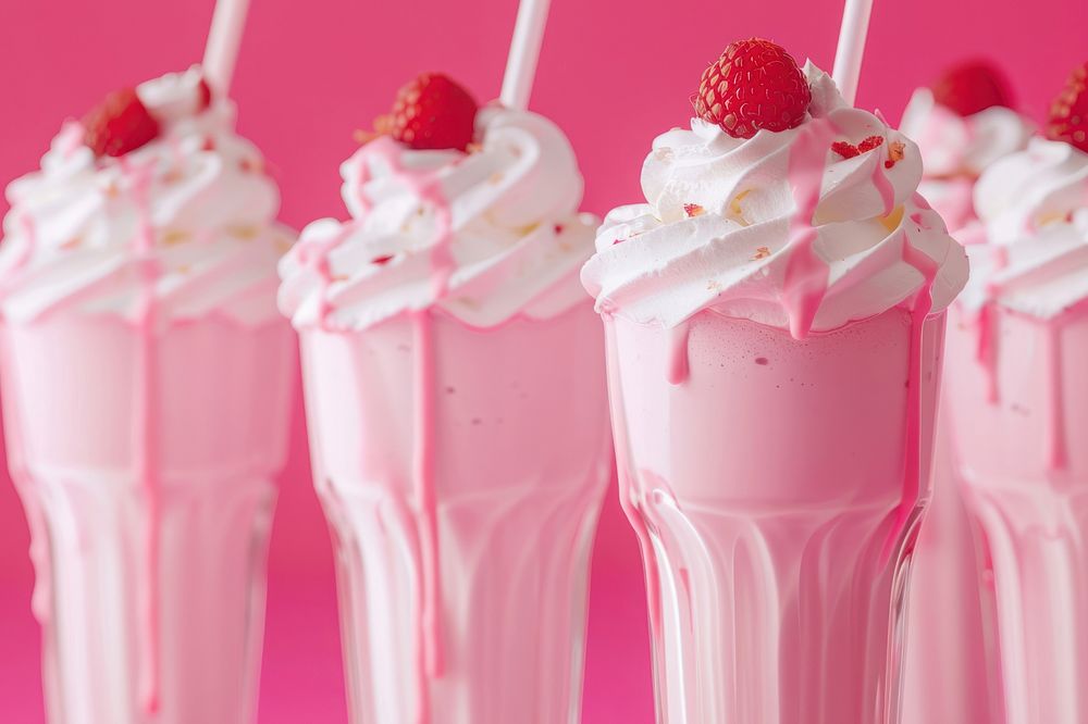 Pattern milkshakes beverage smoothie produce.