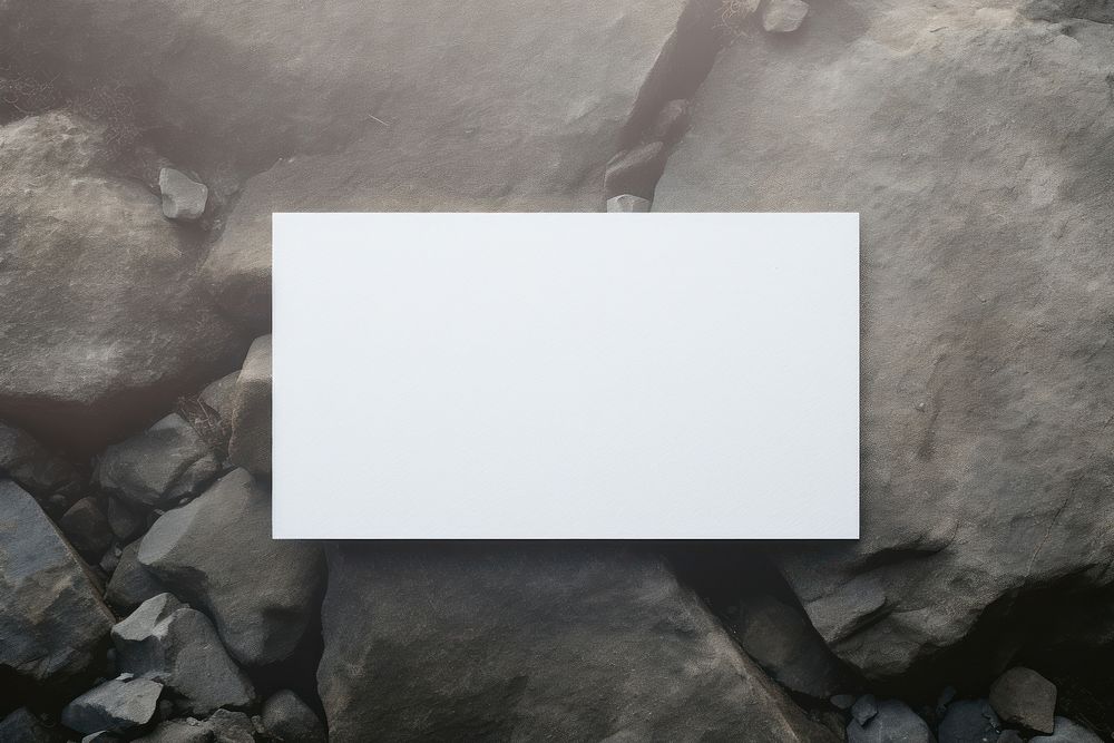 Business card mockup paper electronics anthracite.