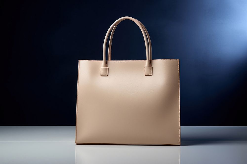 Beige shopping bag mockup accessories accessory handbag.