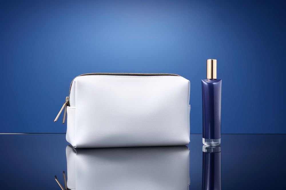 Blank cosmetic bag mockup cosmetics accessories accessory.