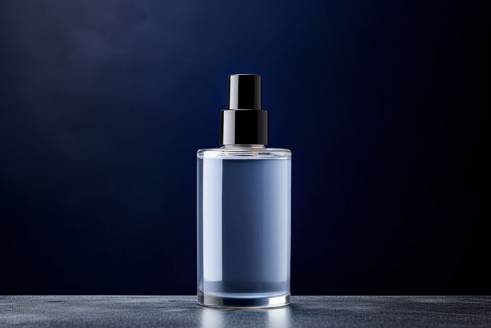 Blank cosmetic bottle mockup cosmetics perfume.
