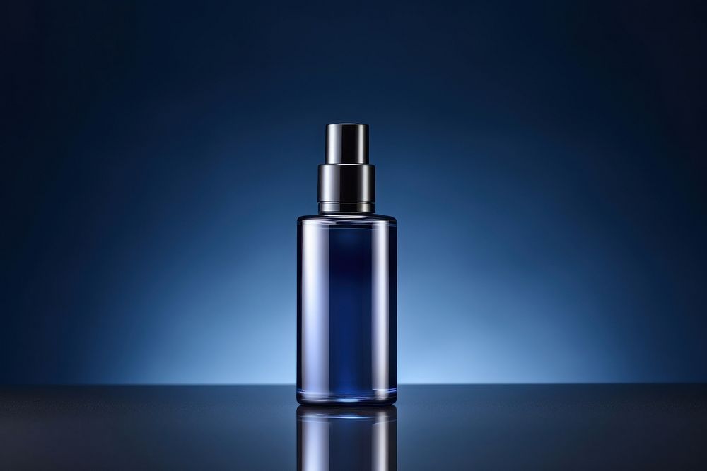 Blank cosmetic bottle mockup cosmetics perfume.