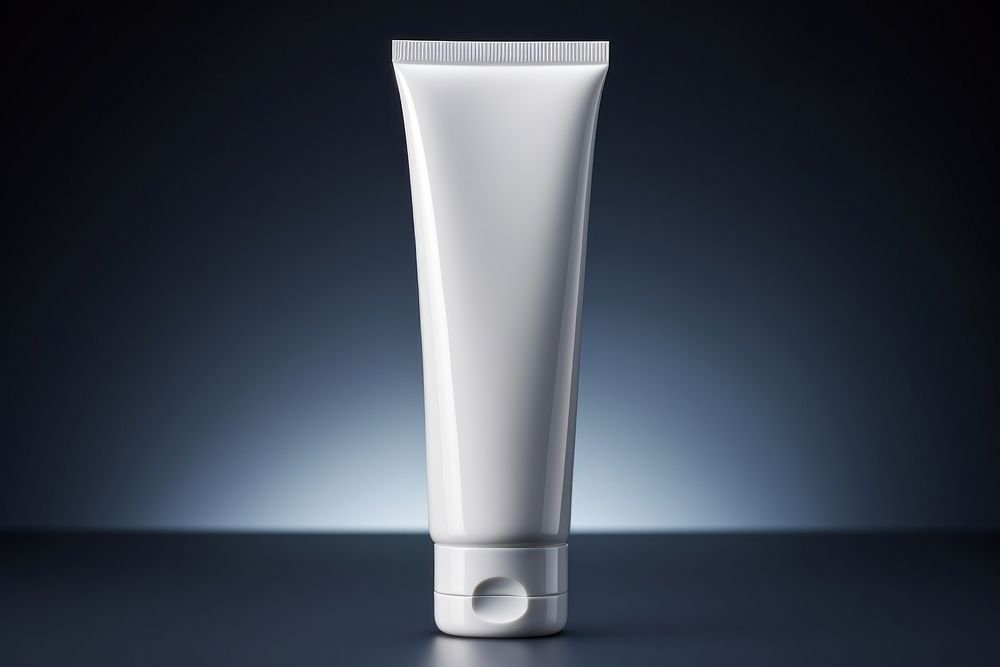 Blank cosmetic tube mockup cosmetics toothpaste aftershave.