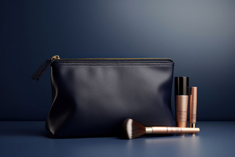 Cosmetic bag mockup cosmetics accessories accessory.