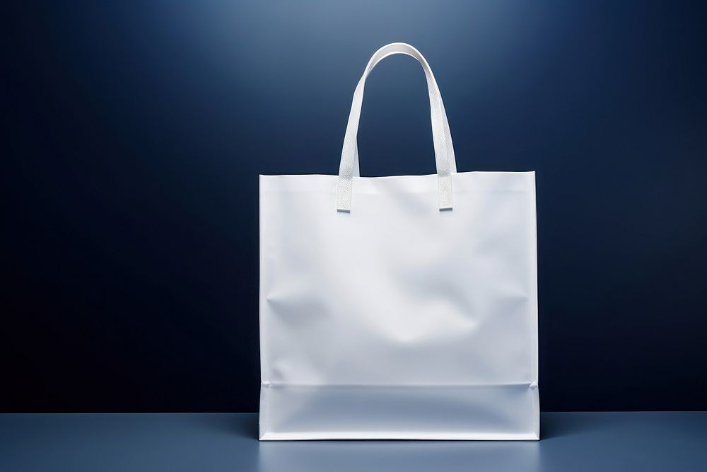 White shopping bag mockup accessories accessory handbag.