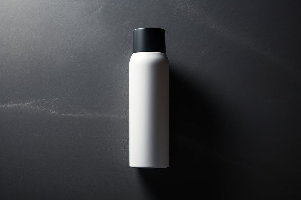 Cosmetic bottle mockup cylinder shaker.