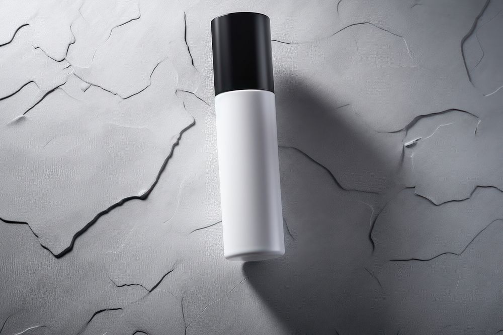 Cosmetic mockup cosmetics cylinder bottle.