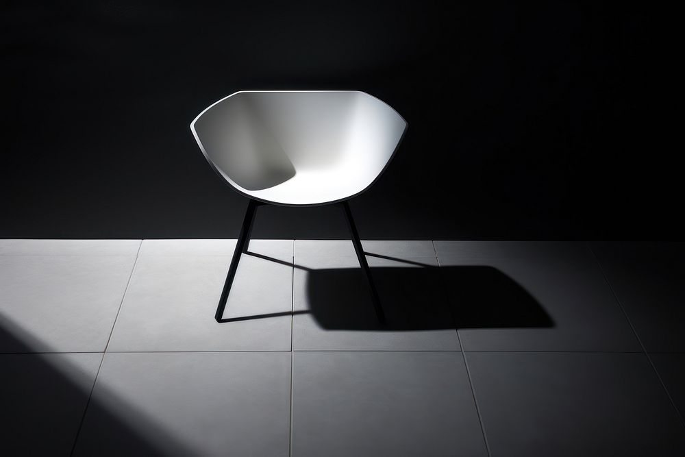Chair mockup lighting floor furniture.