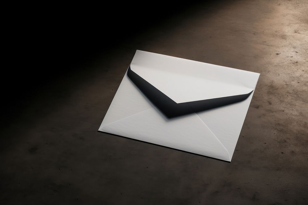 Envelope mockup letterbox mailbox paper.