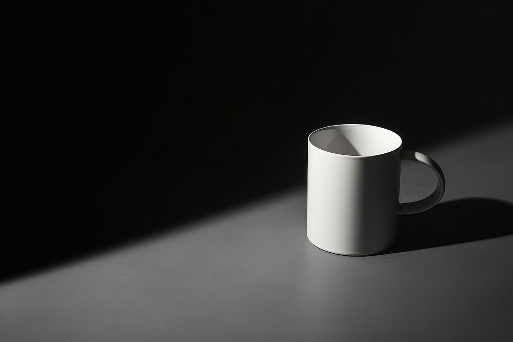 Cup mockup porcelain beverage pottery.