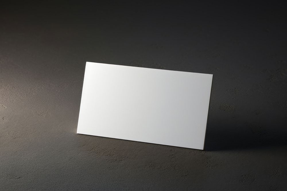 Business card mockup architecture building paper.