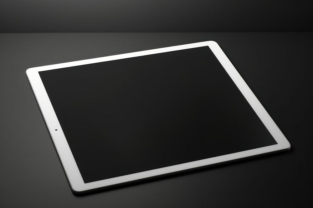 Tablet mockup electronics blackboard computer.