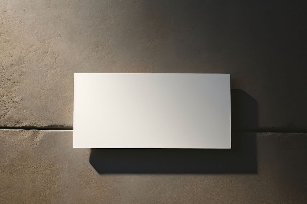 Business card mockup architecture building paper.