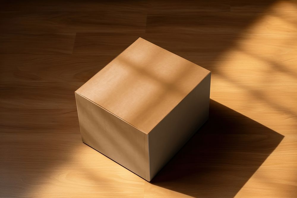 Cardboard box mockup psd