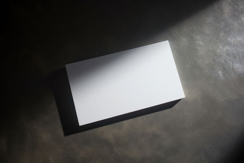 Business card mockup paper architecture electronics.