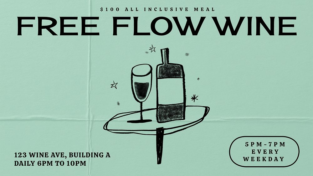 Free flow blog banner template