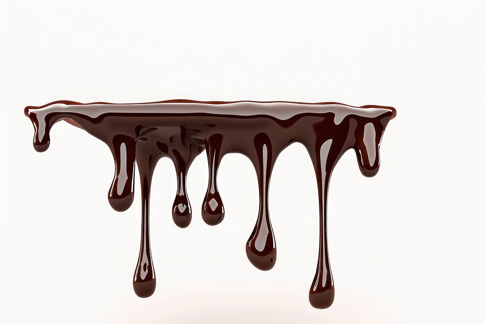 Chocolate sauce dripping confectionery dessert sweets.
