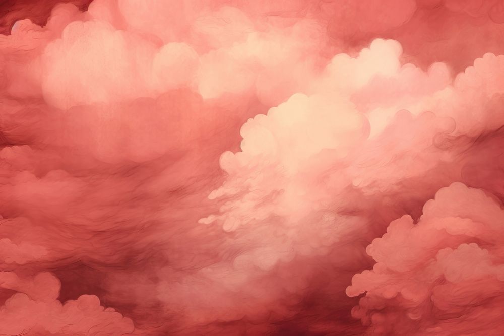 Illustration of maroon cloud heaven outdoors cumulus weather.