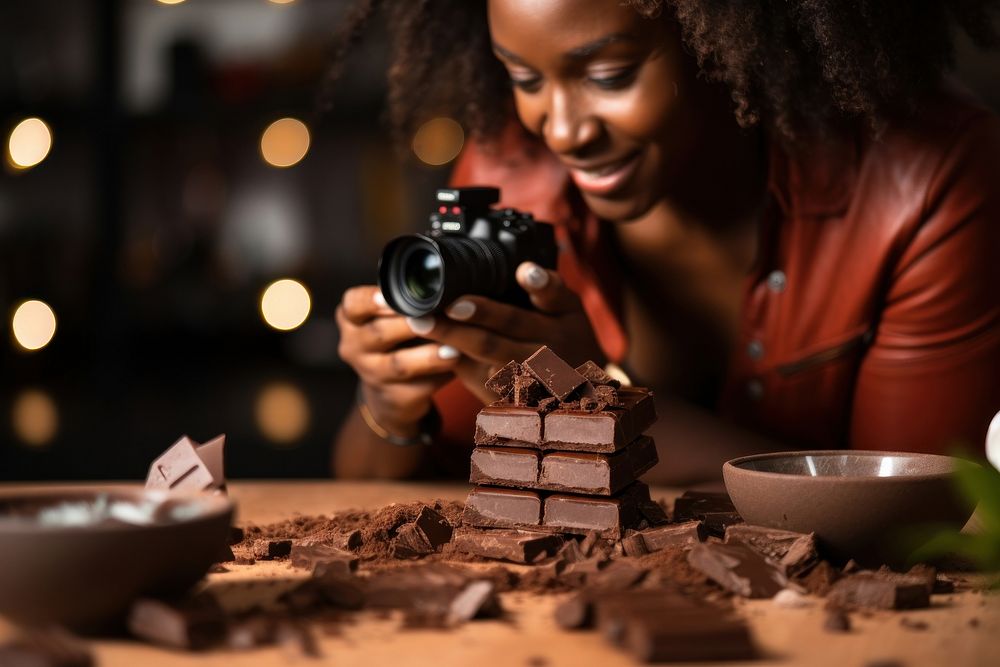Chocolate vlogger photo photography electronics.