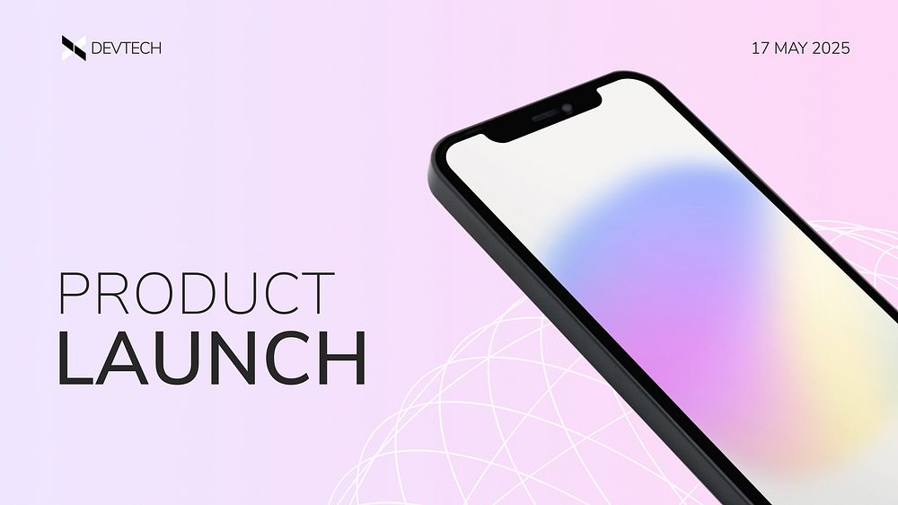 Product launch presentation template