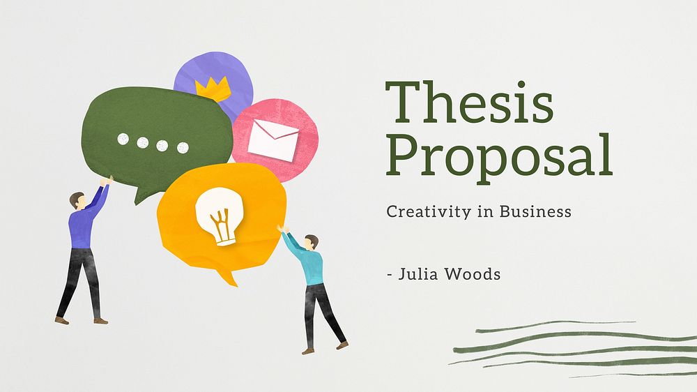Thesis proposal  presentation template