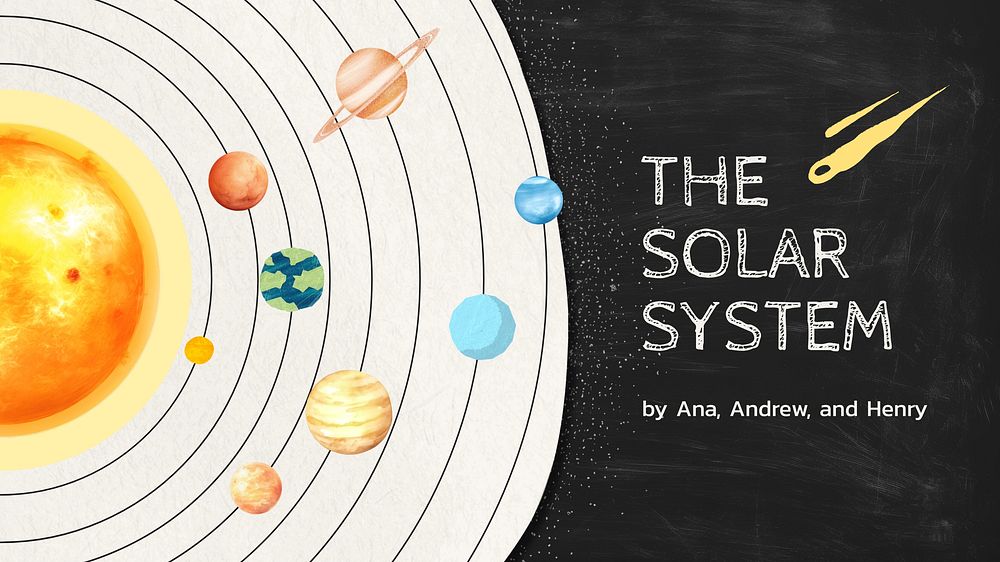 the solar system presentation template