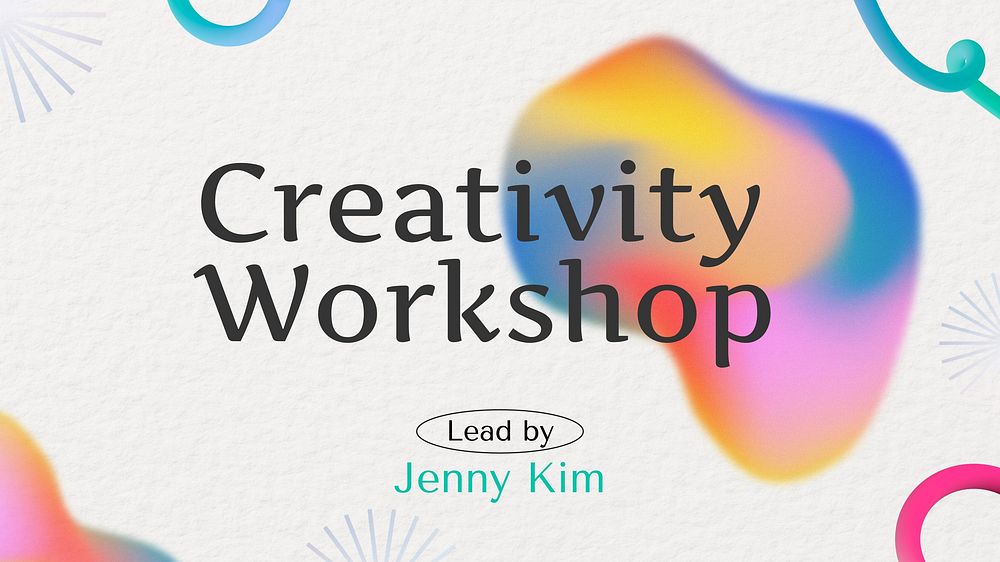 Creativity workshop presentation template