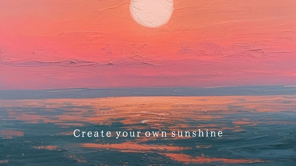 Create your own sunshine blog banner template