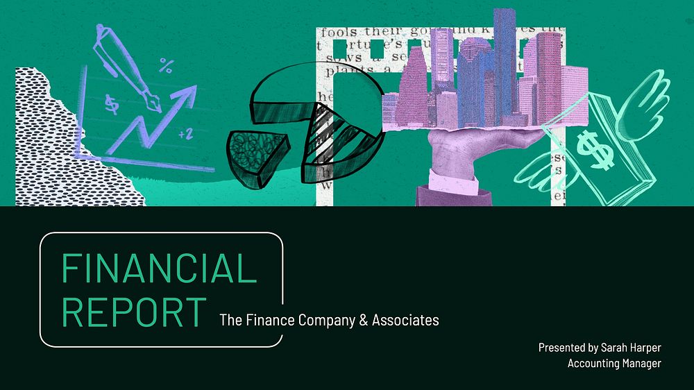 Financial report presentation template