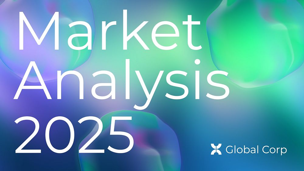 Market analysis presentation template