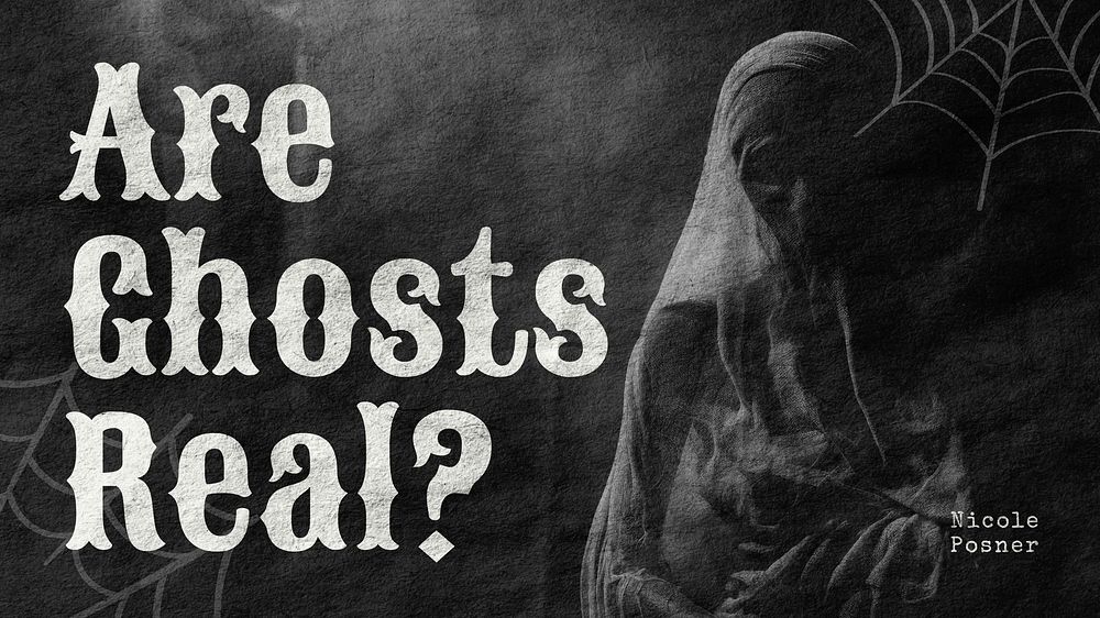 Ghosts presentation template