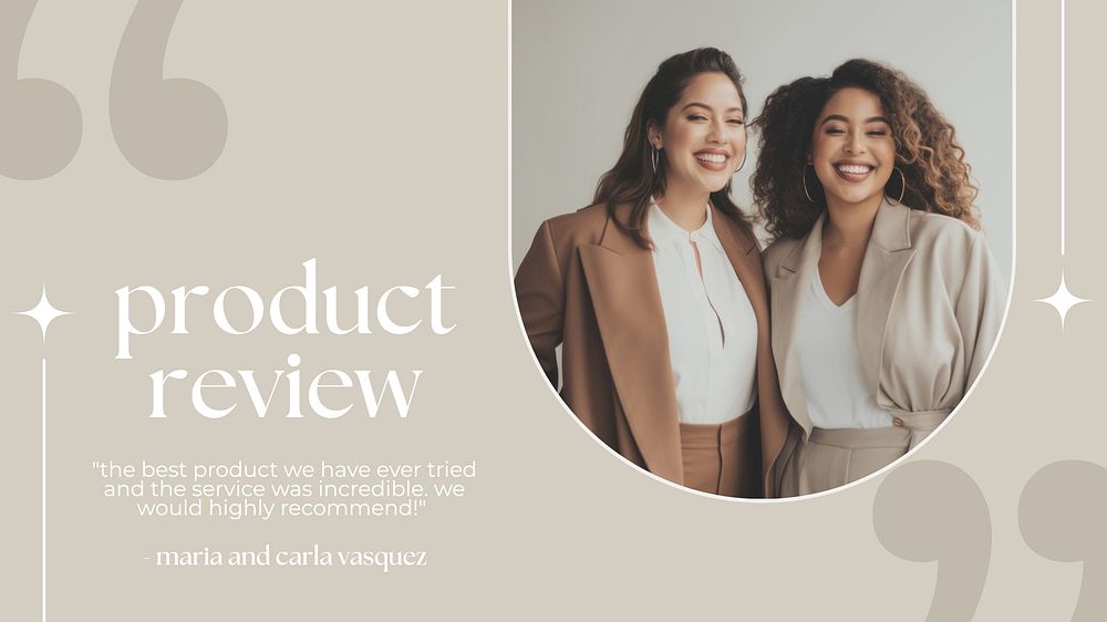 Product review blog banner template