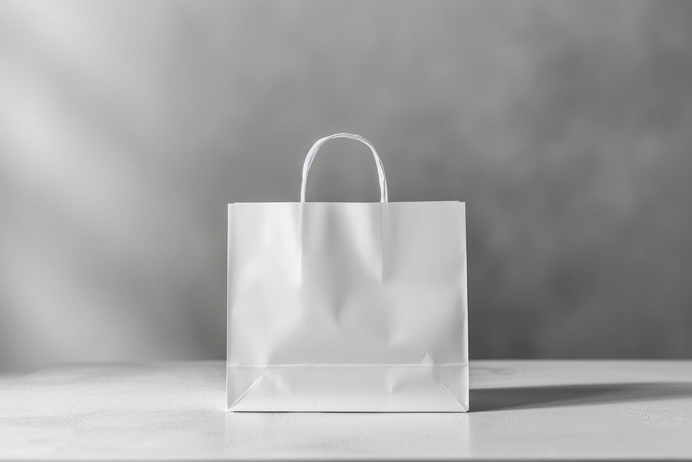 White paper bag accessories accessory handbag.