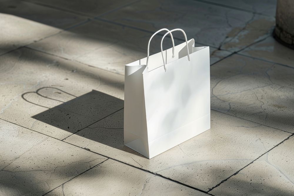 Shopping bag mockup accessories accessory handbag.