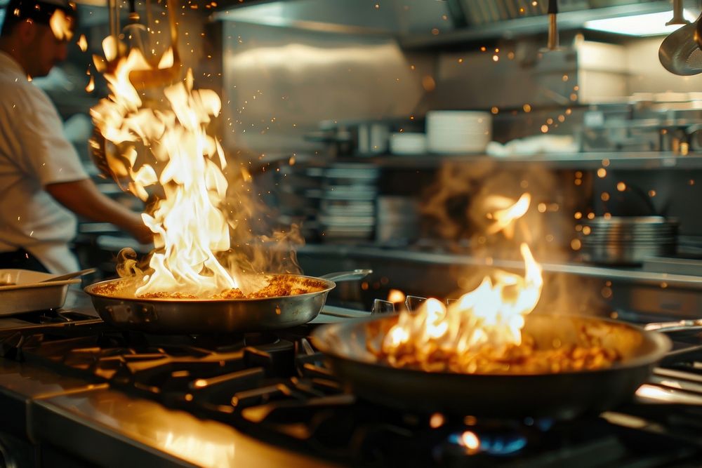 Chef is cooking stove kitchen | Free Photo - rawpixel