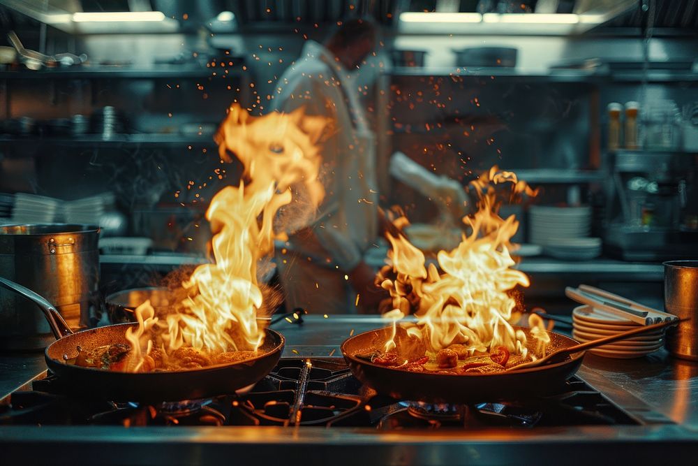 Chef is cooking stove kitchen | Free Photo - rawpixel