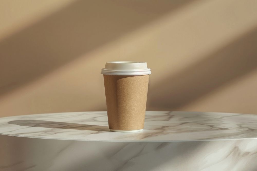 Coffee cup mockup beverage drink mug.