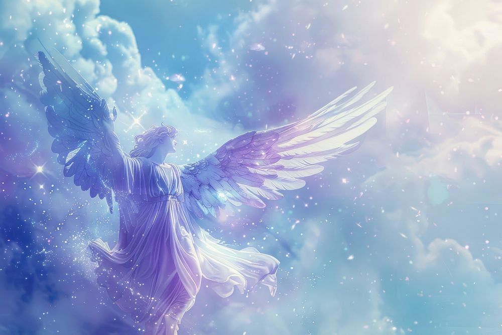 Angel illustration archangel outdoors female.