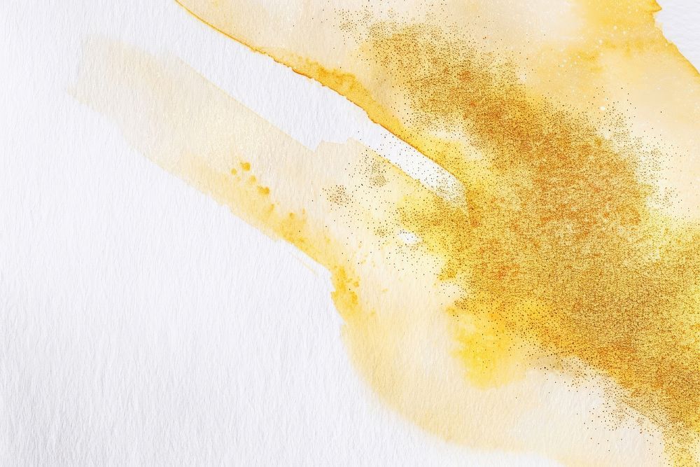 Clean gold glitter stain.