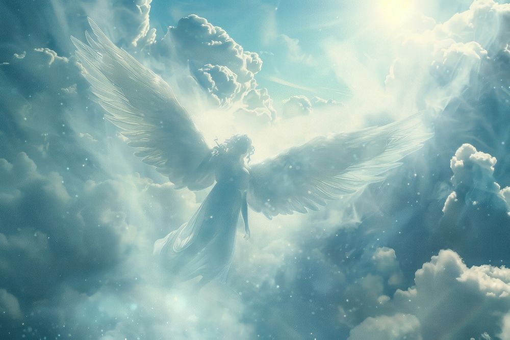 Arch angel sky archangel outdoors.