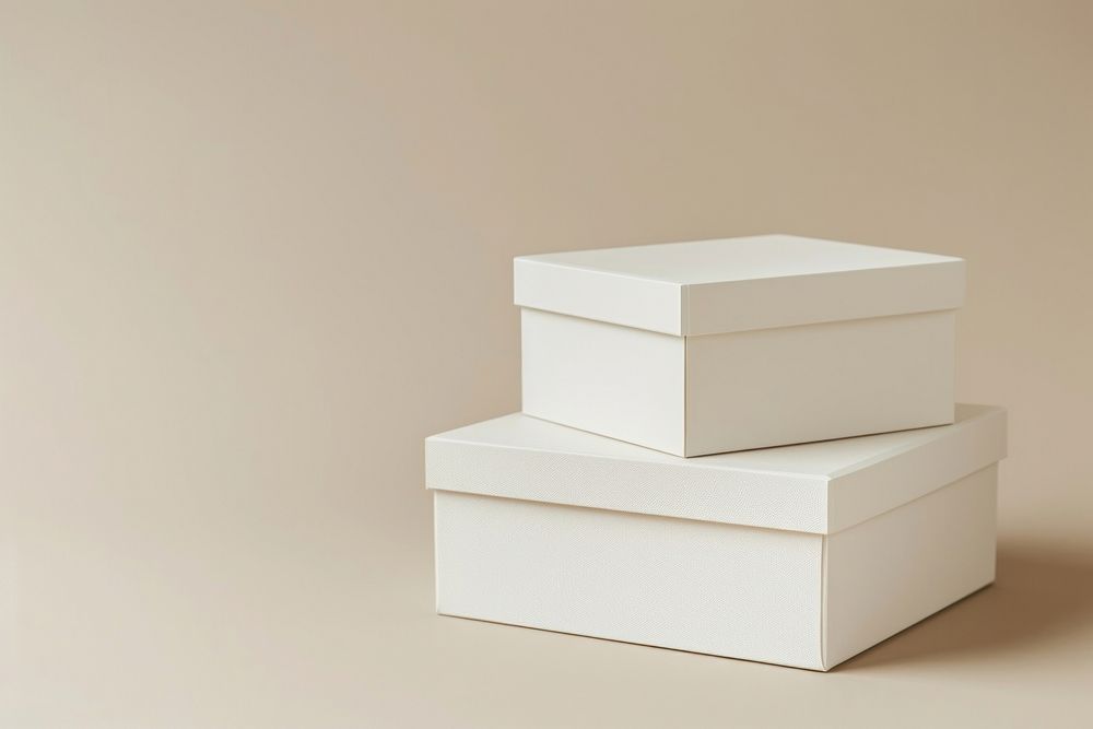 White box letterbox porcelain cardboard.