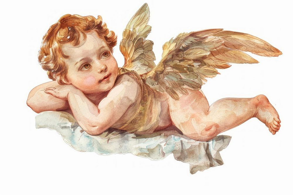 Child angel cupid archangel person.