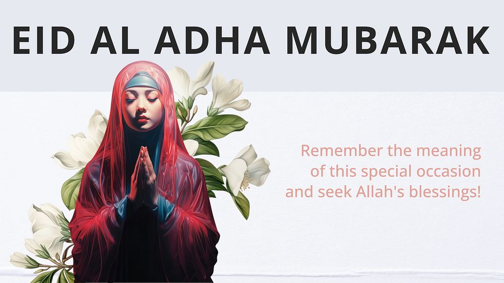 Eid Al Adha blog banner template